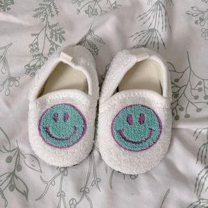 Smiley face slippers